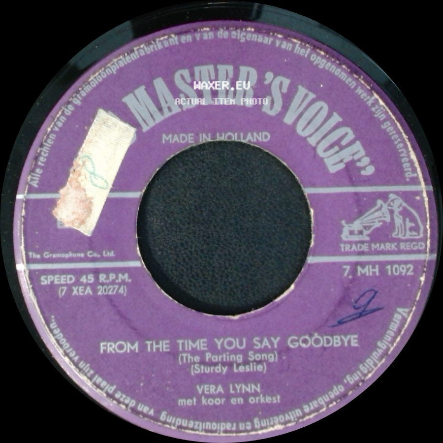 Vera Lynn - From The Time You Say Goodbye / Land Of Hope And Glory side A