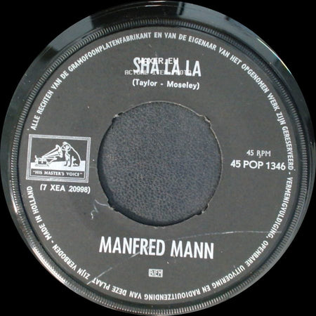 Manfred Mann - John Hardy / Sha La La side B