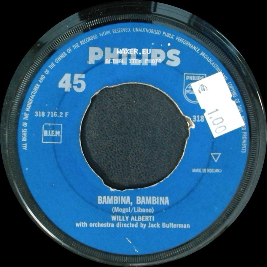 Willy Alberti - Bambina, Bambina / Quando, Quando, Quando side A
