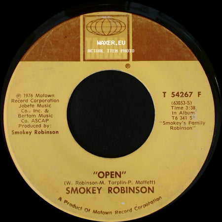 Smokey Robinson - Open / Coincidentally side A