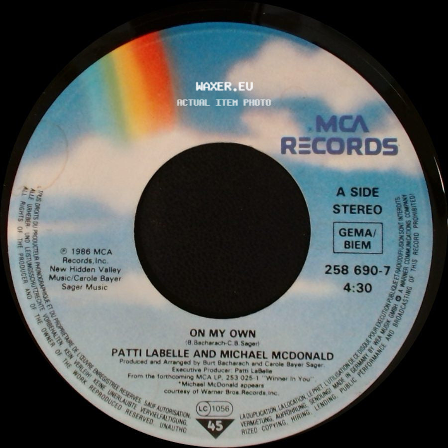 Patti Labelle And Michael Mcdonald / Patti Labelle - On My Own / Stir It Up side A