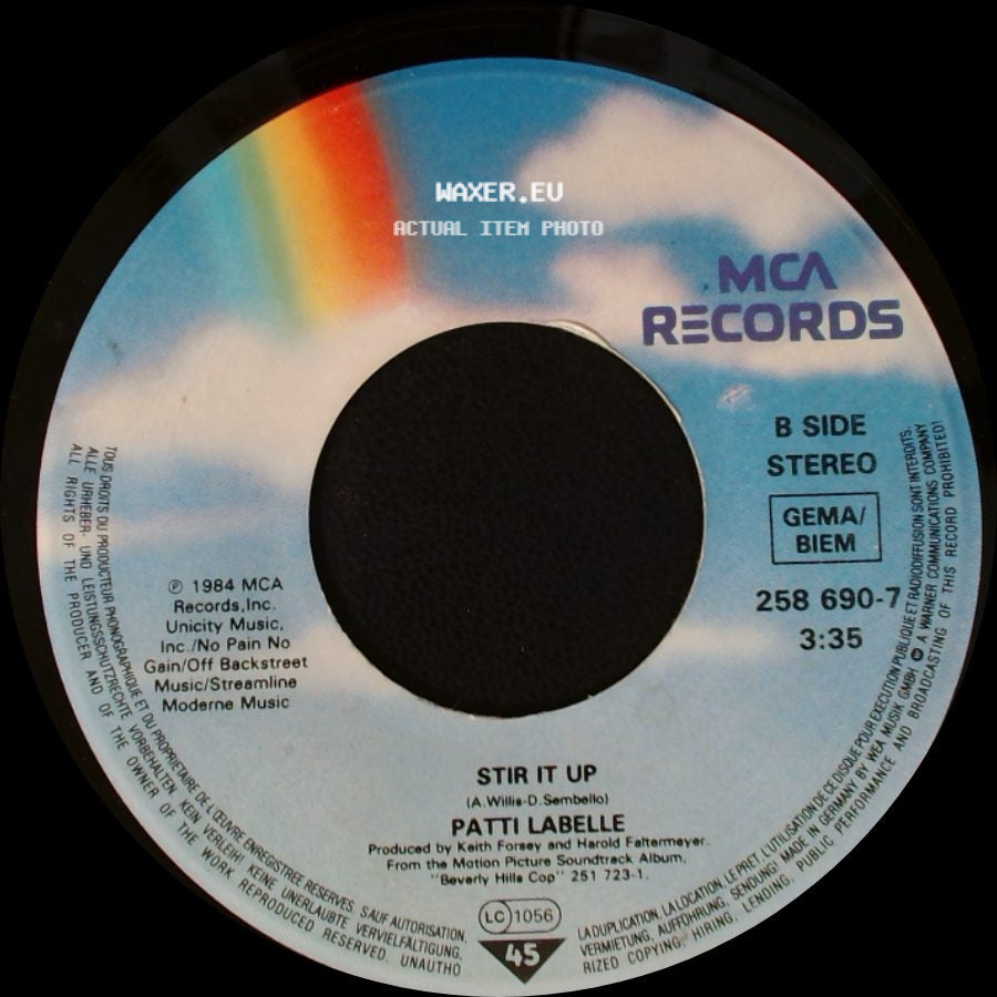 Patti Labelle And Michael Mcdonald / Patti Labelle - On My Own / Stir It Up side B