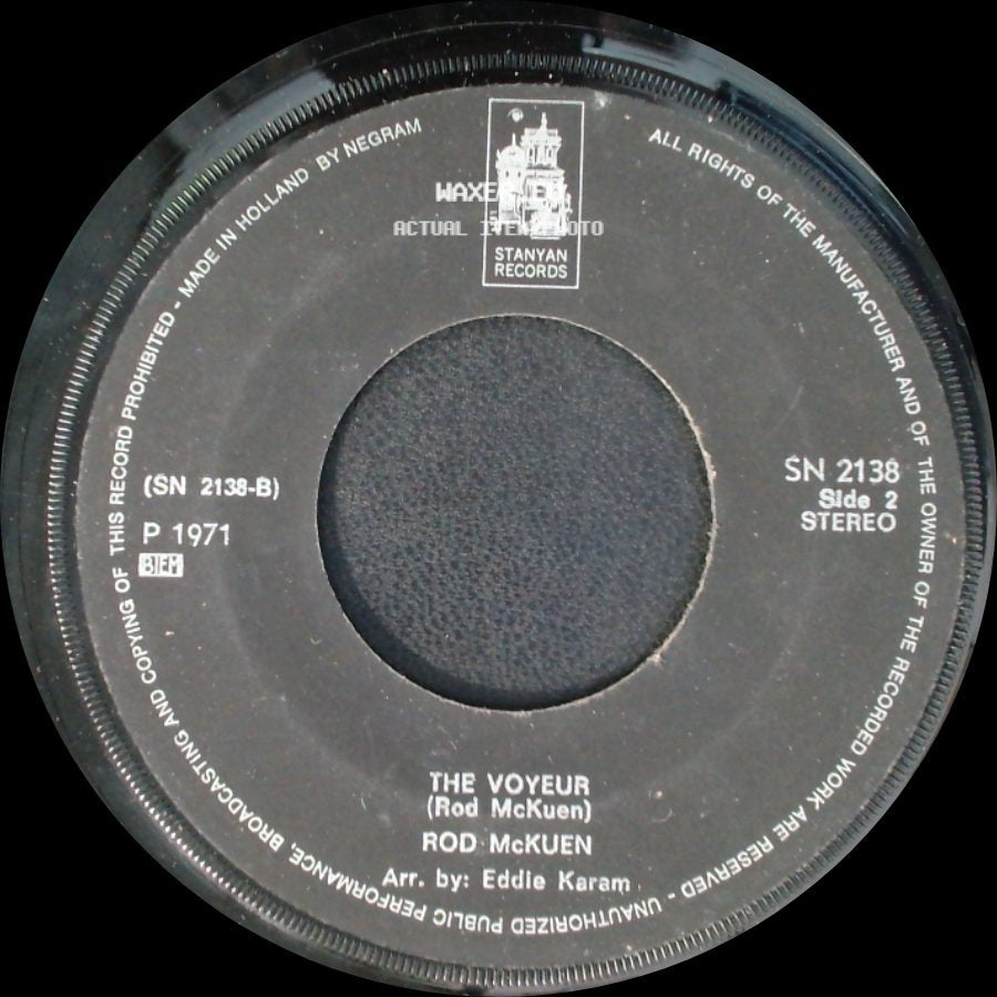 Rod Mckuen - The Voyeur / The Voyeur side A