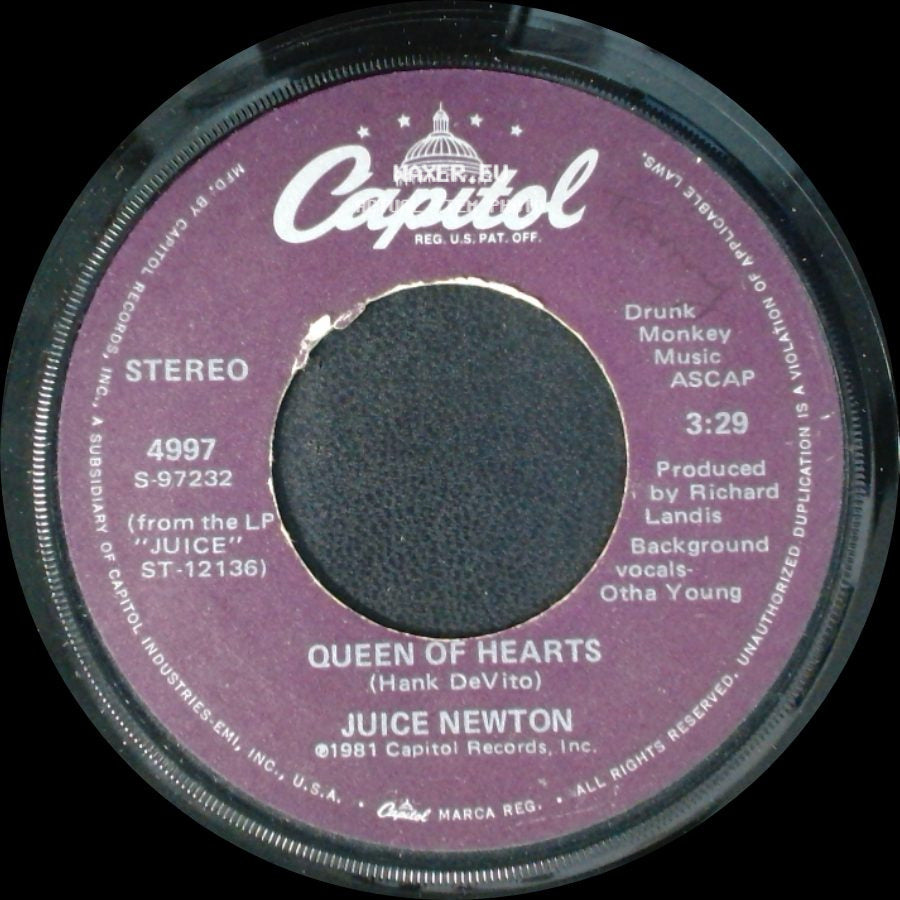 Juice Newton - Queen Of Hearts / River Of Love side A