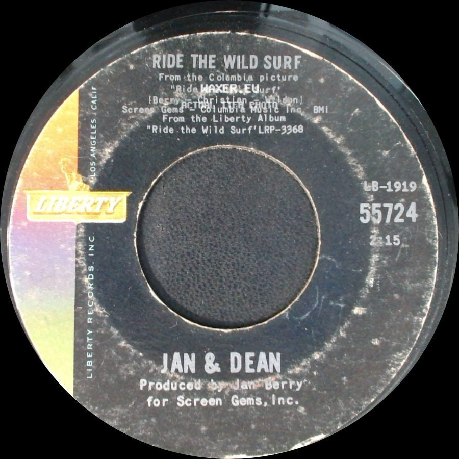 Jan & Dean - Ride The Wild Surf / The Anaheim, Azusa & Cucamonga Sewing Circle, Book Review And Timing Association side A