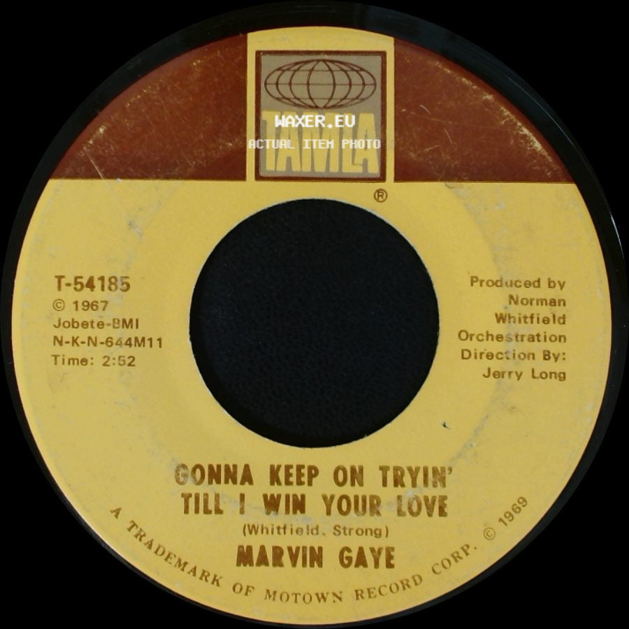 Marvin Gaye - That's The Way Love Is / Gonna Keep On Tryin' Till I Win Your Love side B