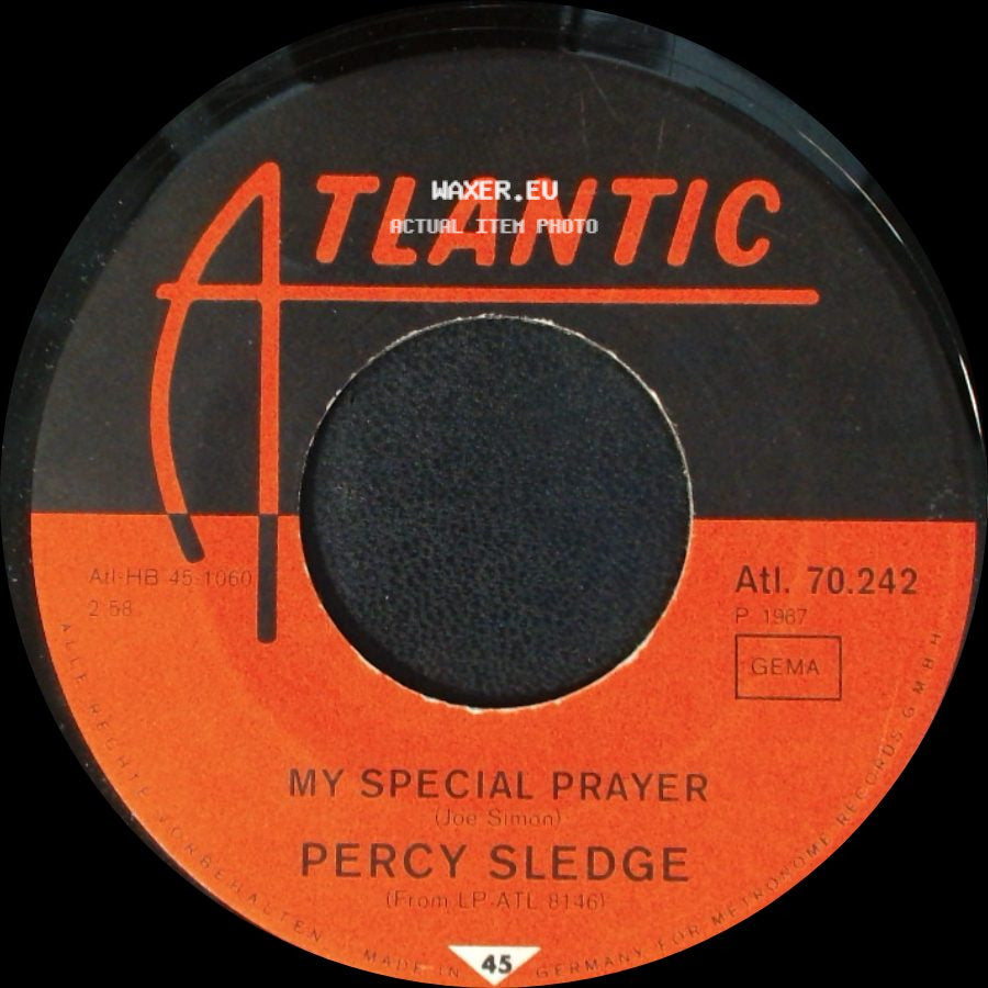Percy Sledge - Pledging My Love / My Special Prayer side B