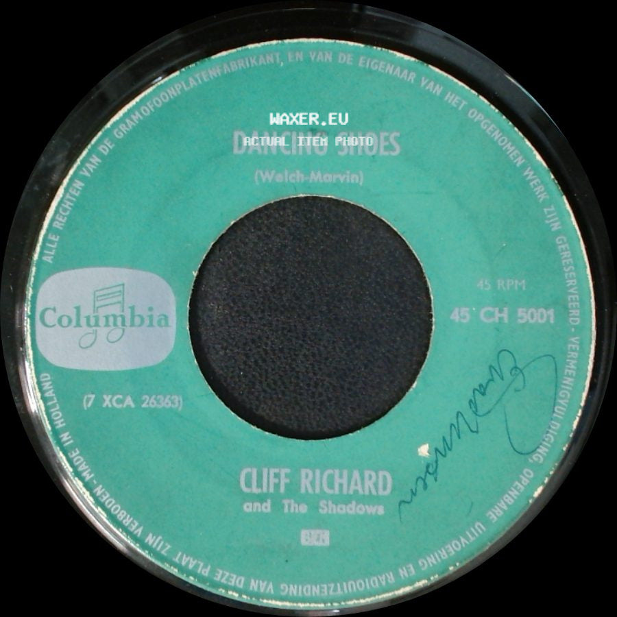 Cliff Richard And The Shadows - Summer Holiday / Dancing Shoes side B