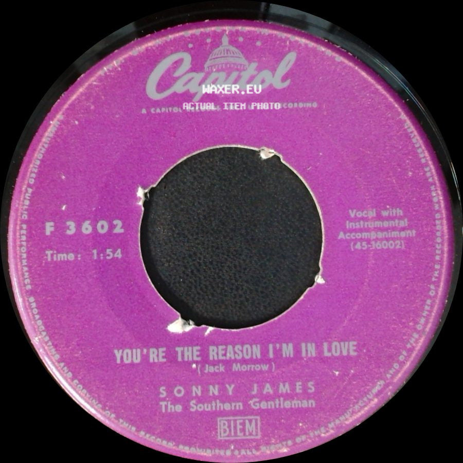 Sonny James - You're The Reason I'm In Love / Young Love side A