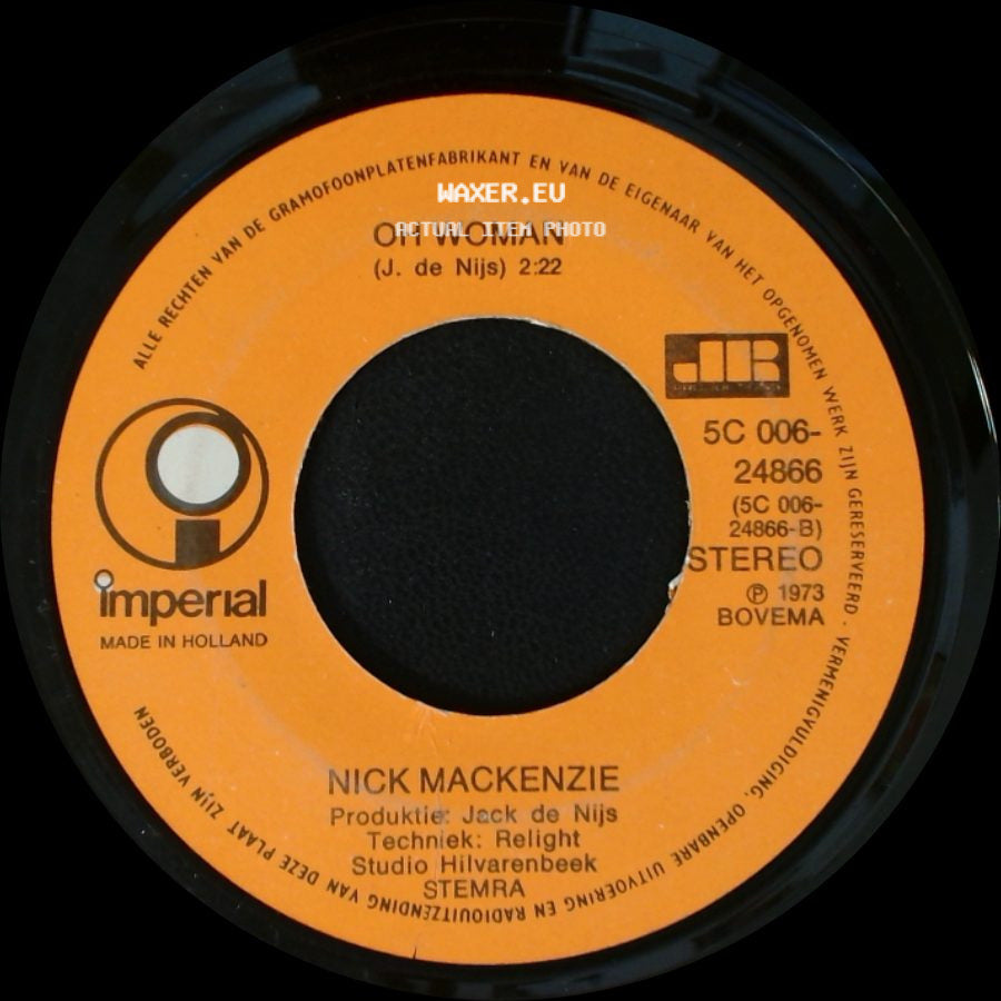 Nick Mackenzie - Oh Woman / Juanita side A