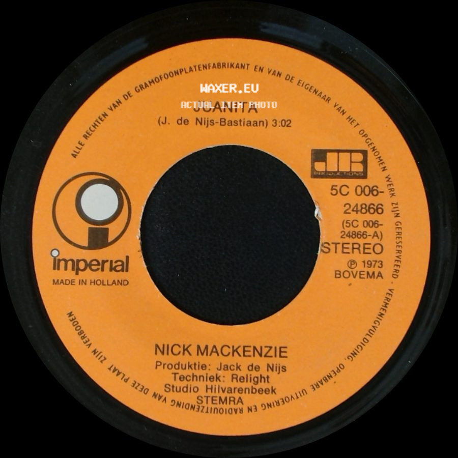 Nick Mackenzie - Oh Woman / Juanita side B