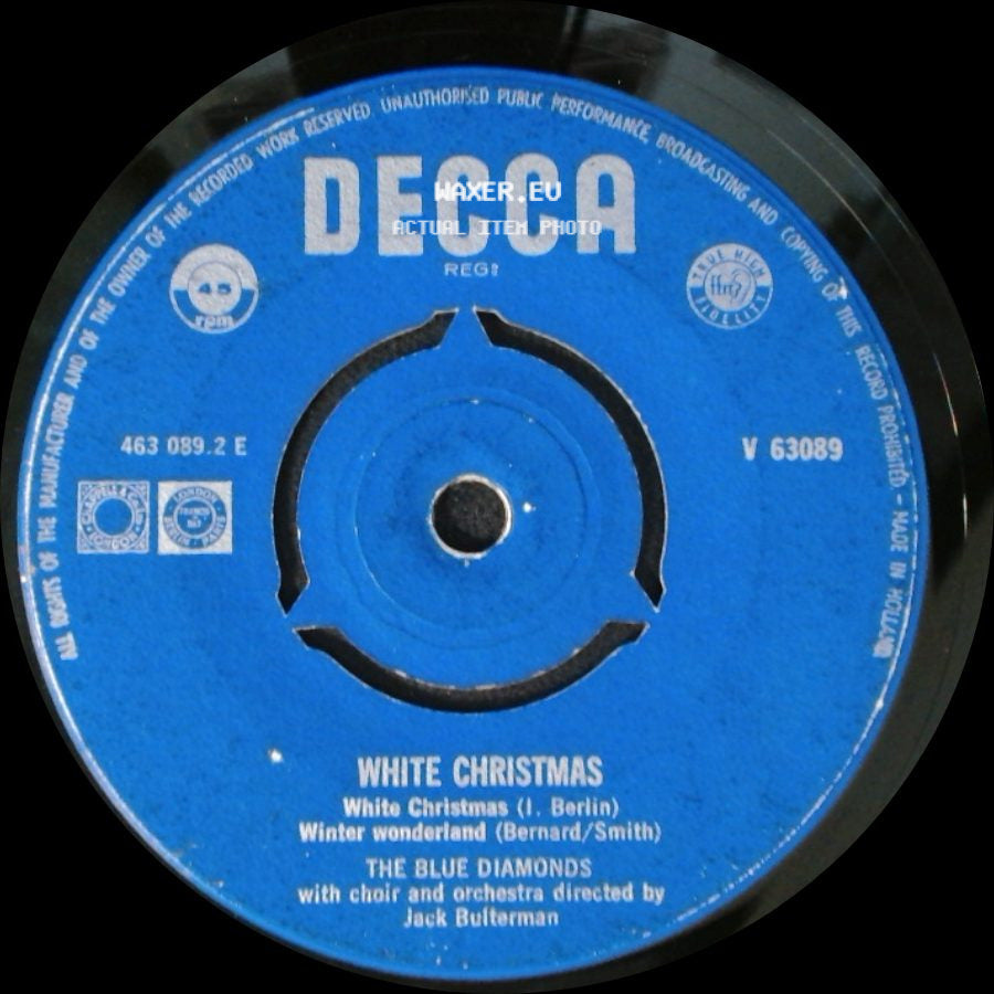 The Blue Diamonds - White Christmas / White Christmas side B