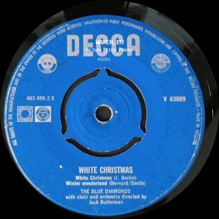 The Blue Diamonds - White Christmas / White Christmas side B