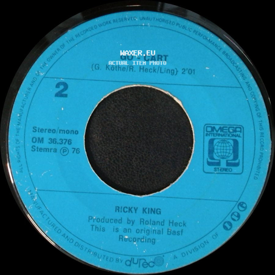 Ricky King - Go - Cart / Verde side A