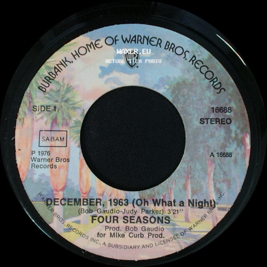 Four Seasons - December, 1963 (Oh What A Night) / Slip Away side A