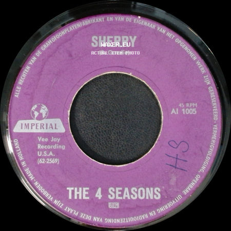 The 4 Seasons - I've Cried Before / Sherry side B