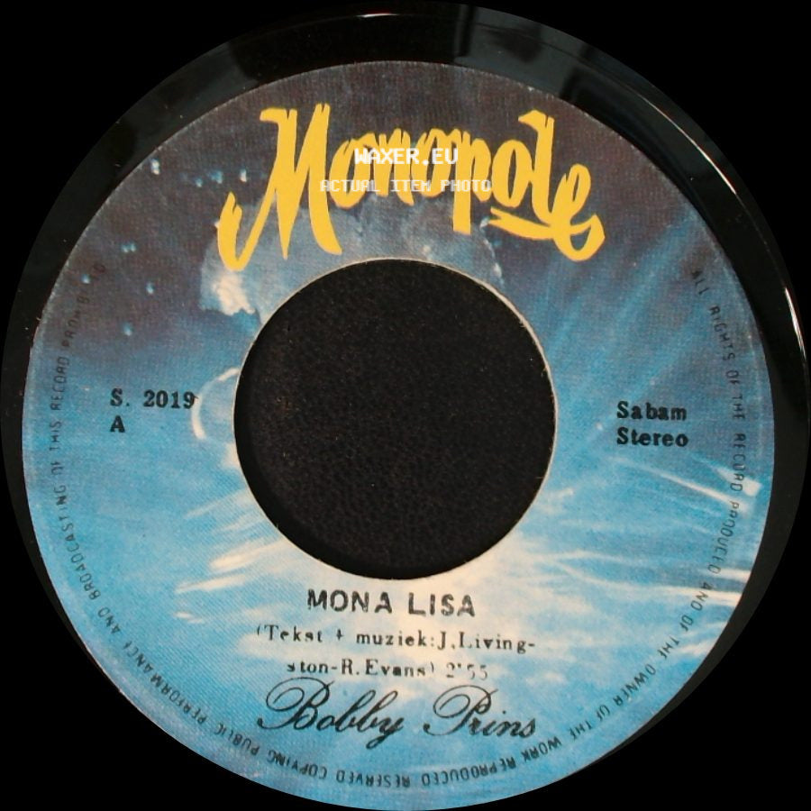 Bobby Prins - Mona Lisa / Do You Love Me side A