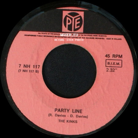 The Kinks - Party Line / Dandy side A