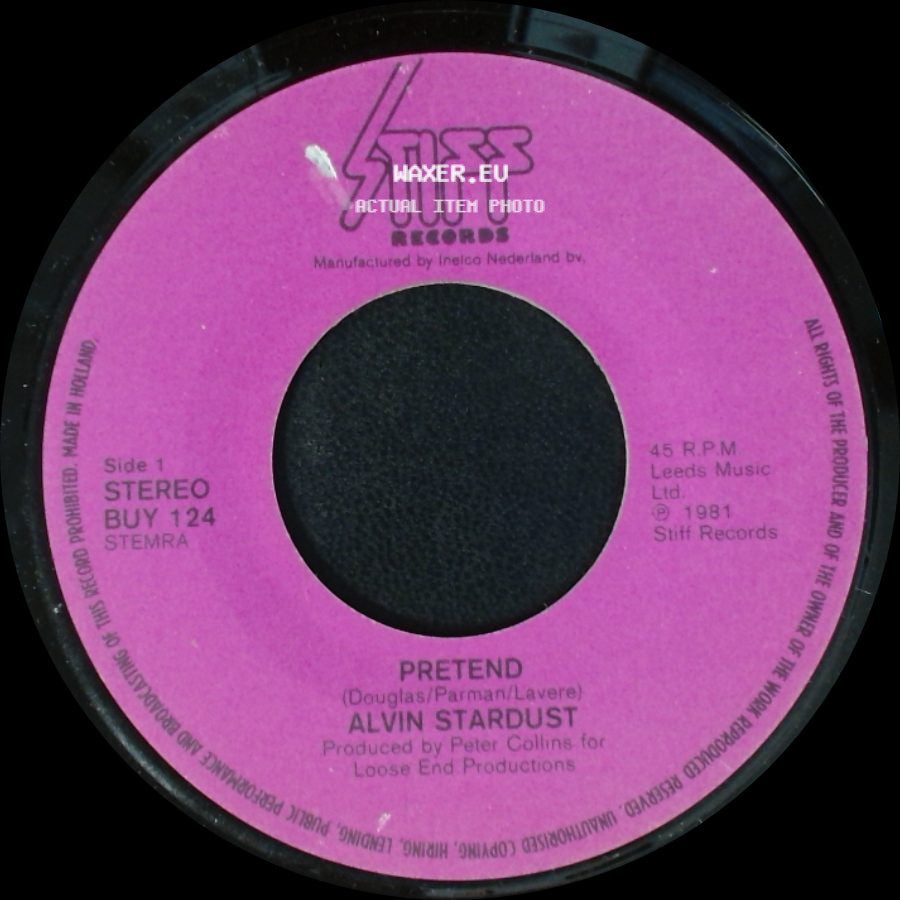 Alvin Stardust - Pretend / Goose Bumps side A