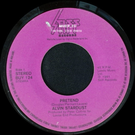 Alvin Stardust - Pretend / Goose Bumps side A