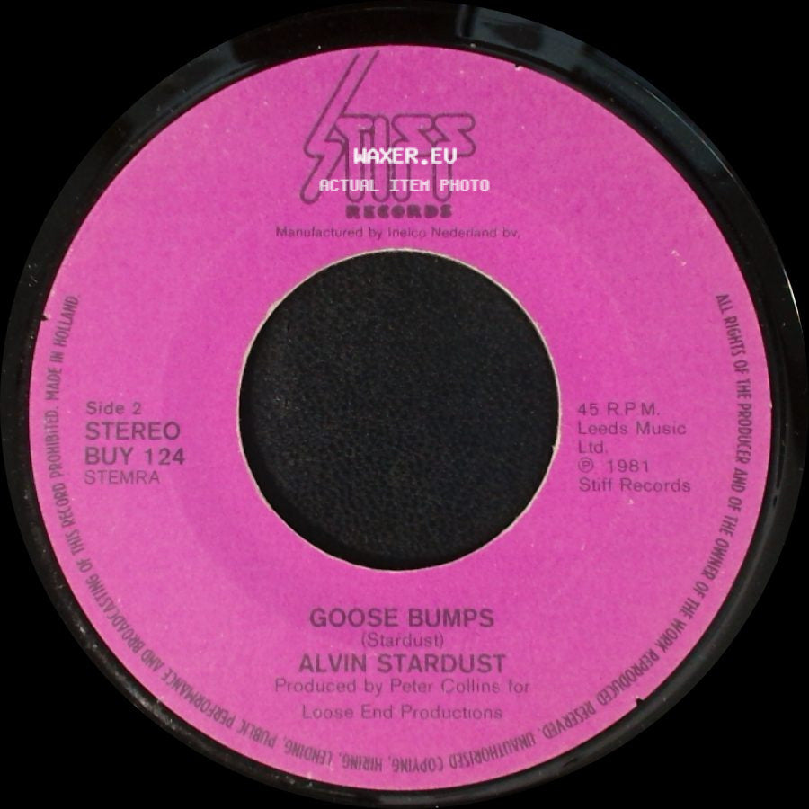 Alvin Stardust - Pretend / Goose Bumps side B