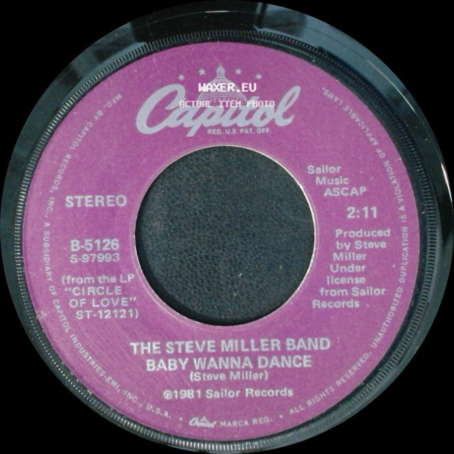 The Steve Miller Band - Baby Wanna Dance / Abracadabra side A