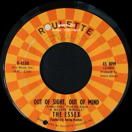 The Essex Featuring Anita Humes / The Essex - Out Of Sight, Out Of Mind / She's Got Everything side A
