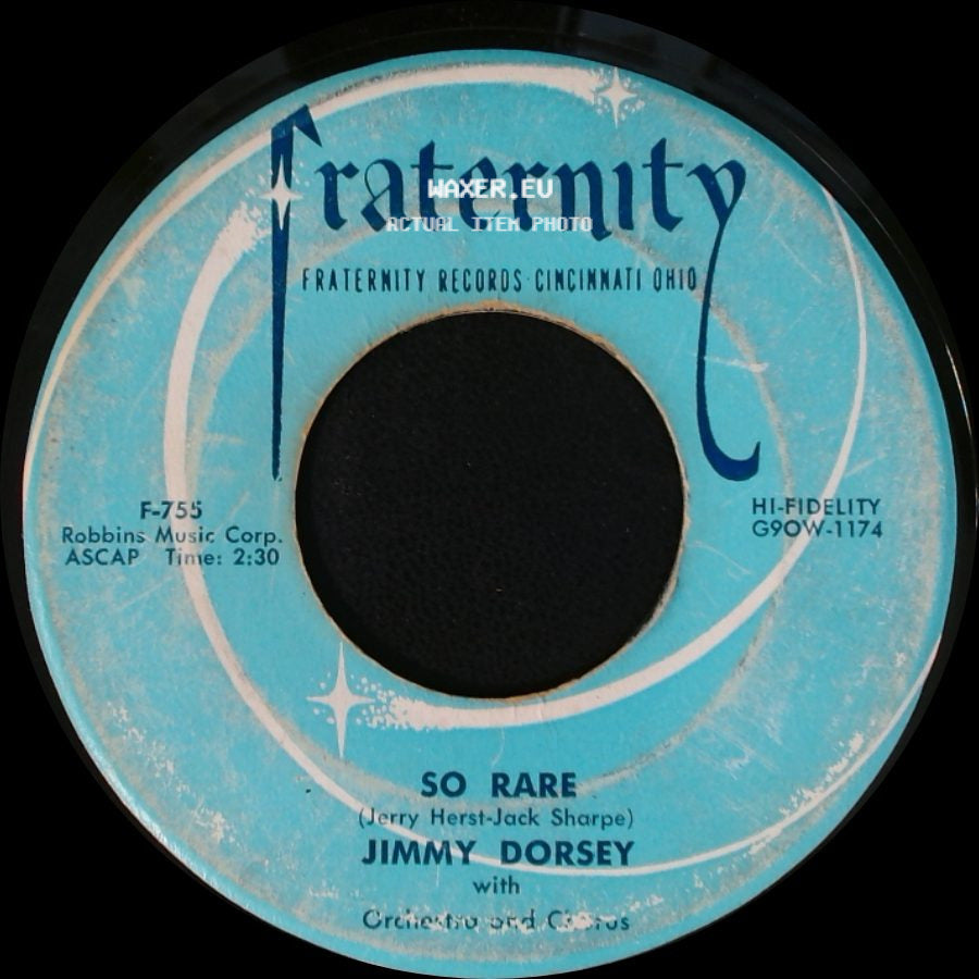 Jimmy Dorsey - Sophisticated Swing / So Rare side B