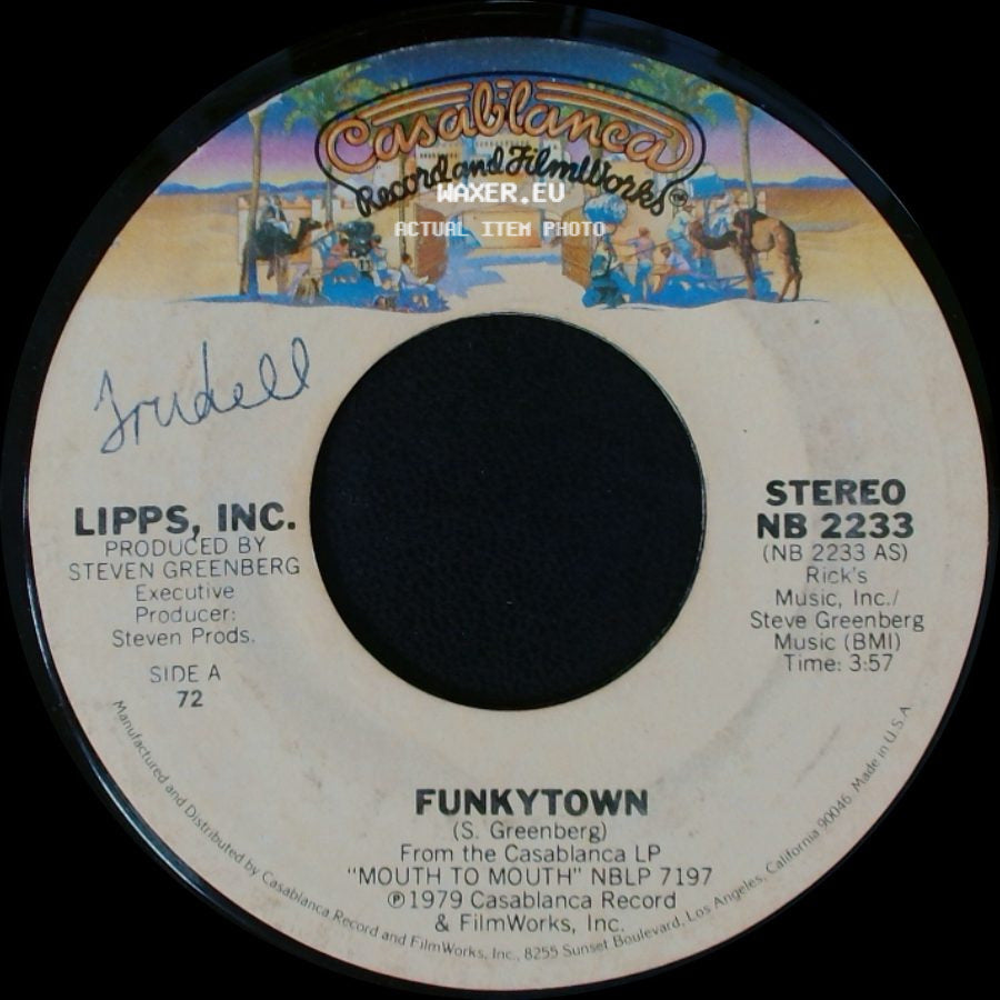 Lipps, Inc. - Funkytown / All Night Dancing side A