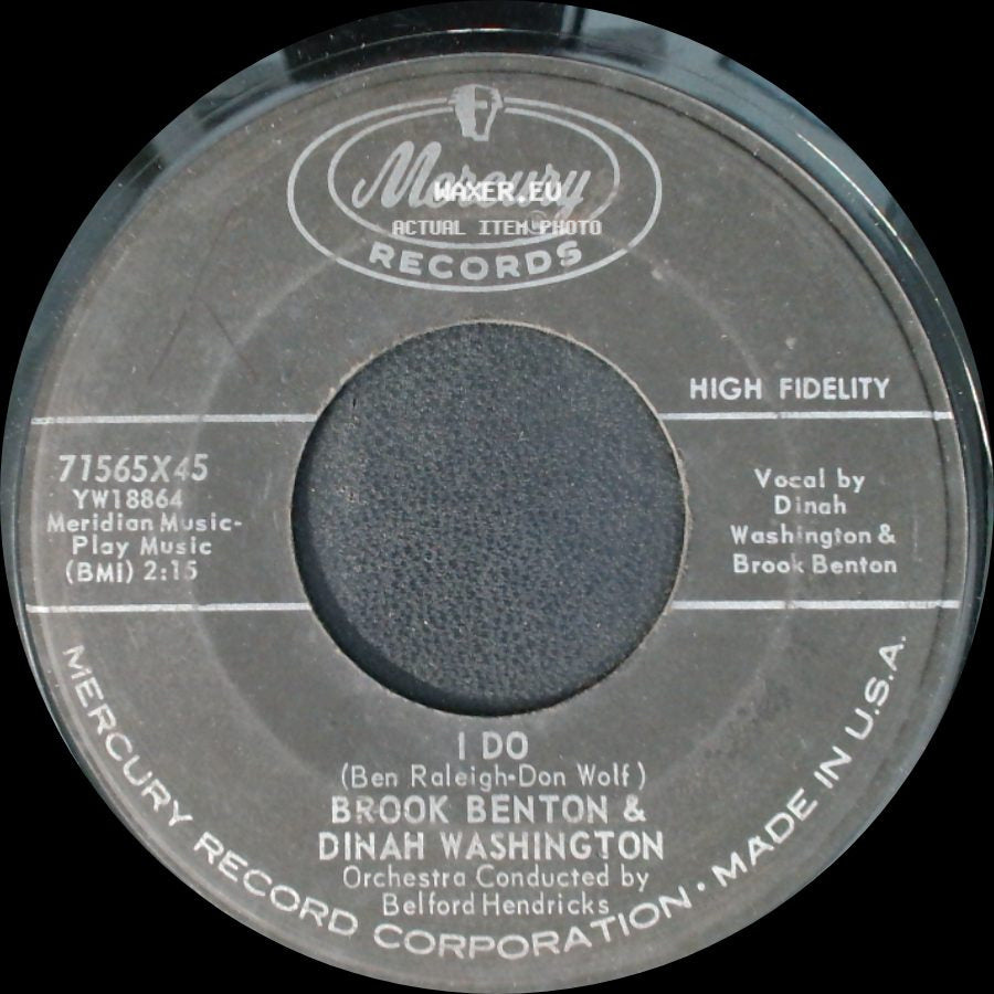 Dinah Washington & Brook Benton / Brook Benton & Dinah Washington - Baby (You've Got What It Takes) / I Do side B