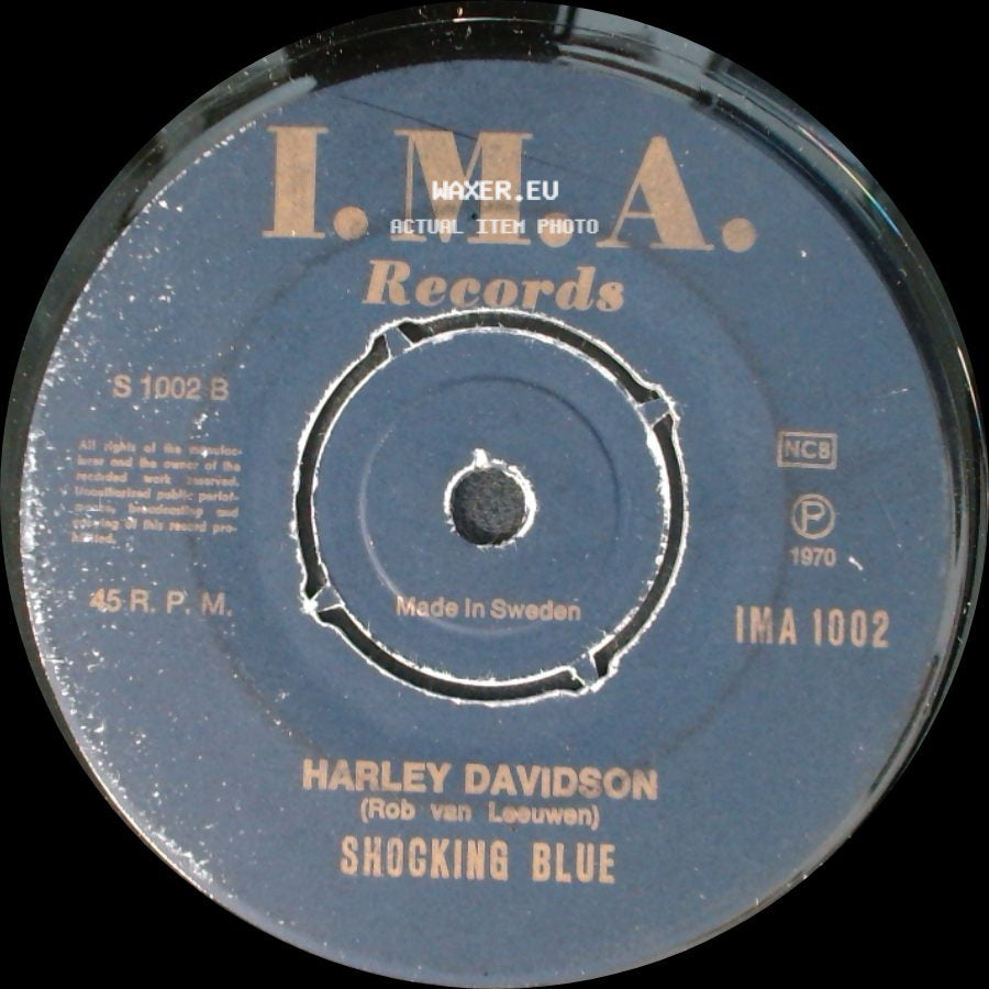 Shocking Blue / Harley Davidson - Send Me A Postcard / Shocking Blue side B