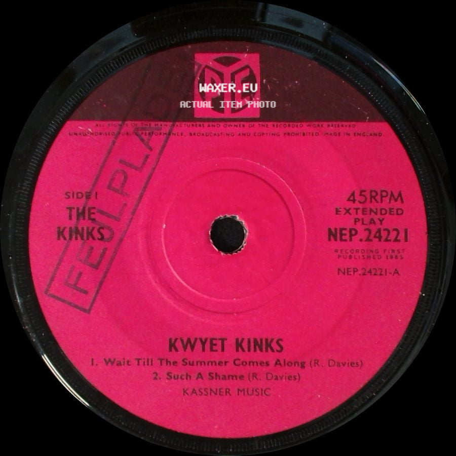 The Kinks - Kwyet Kinks / Kwyet Kinks side A