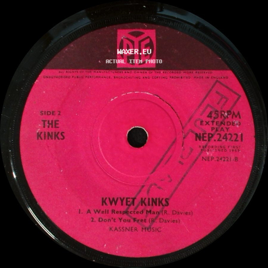 The Kinks - Kwyet Kinks / Kwyet Kinks side B