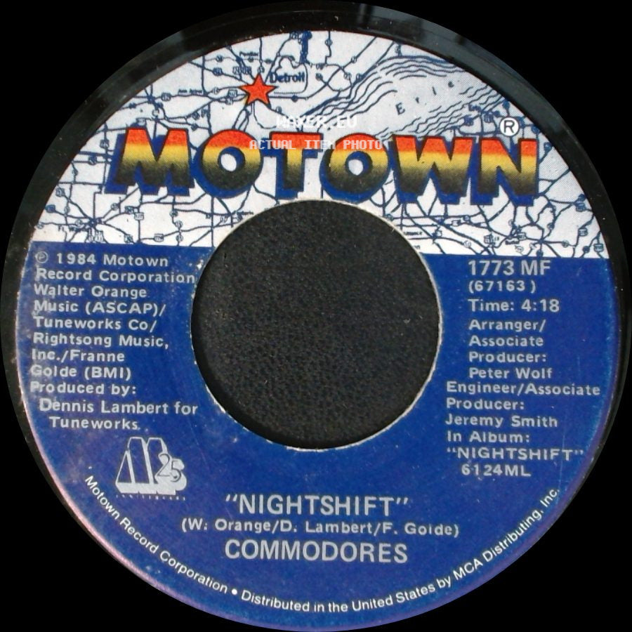 Commodores - Nightshift / I Keep Running side A