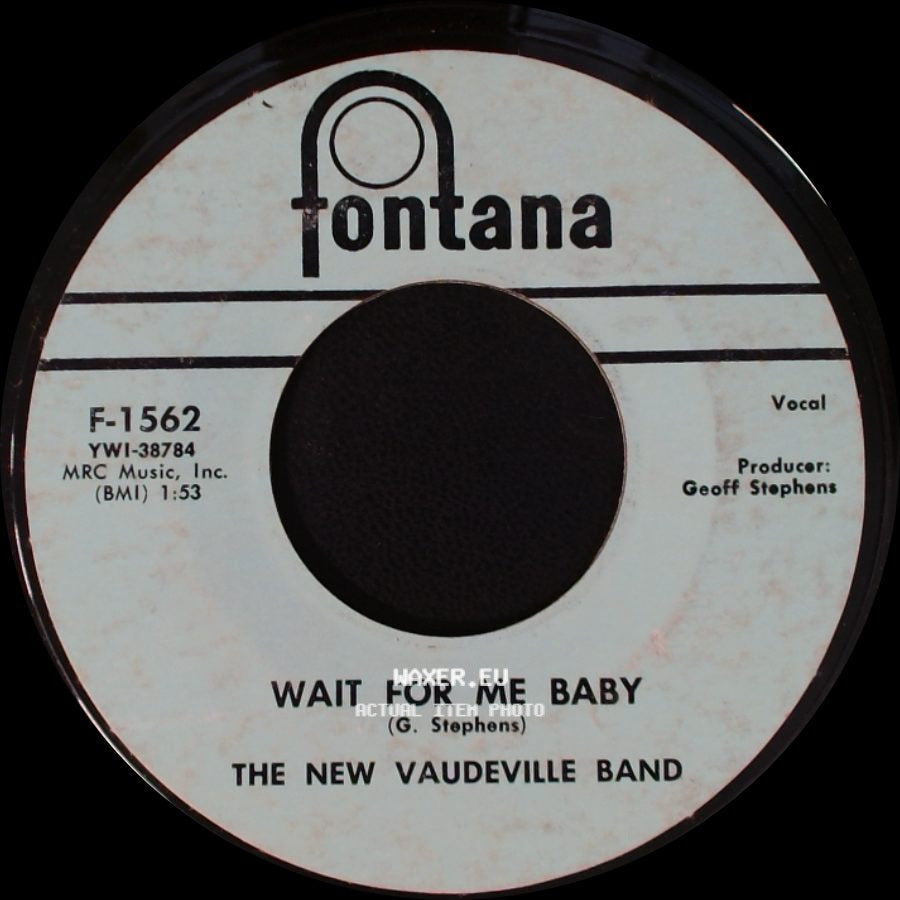 The New Vaudeville Band - Winchester Cathedral / Wait For Me Baby side B