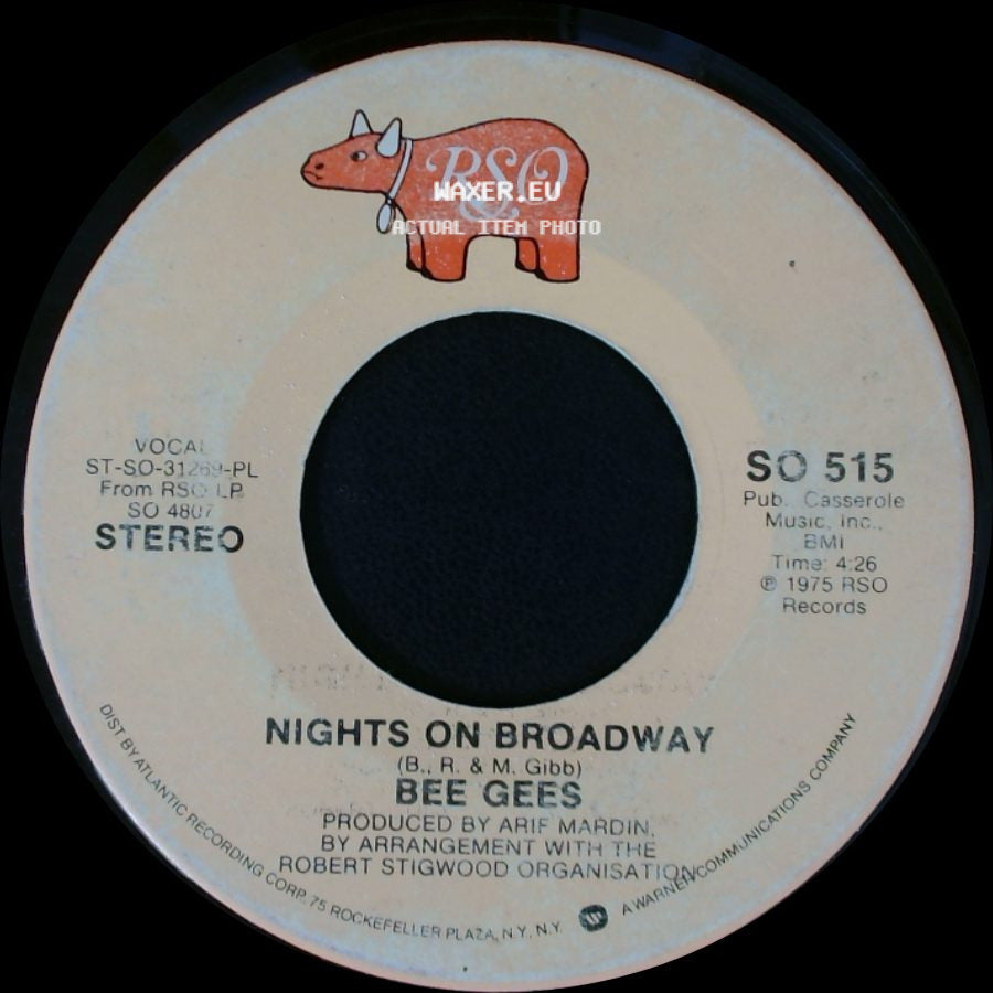 Bee Gees - Edge Of The Universe / Nights On Broadway side B