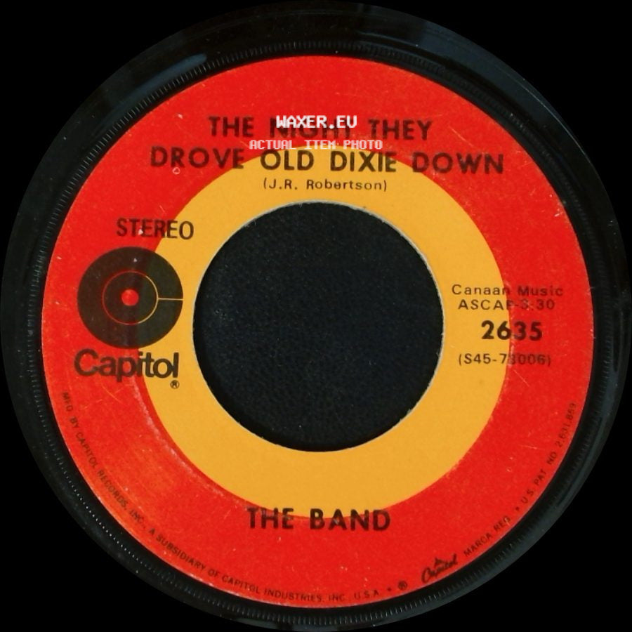 The Band - Up On Cripple Creek / The Night They Drove Old Dixie Down side B