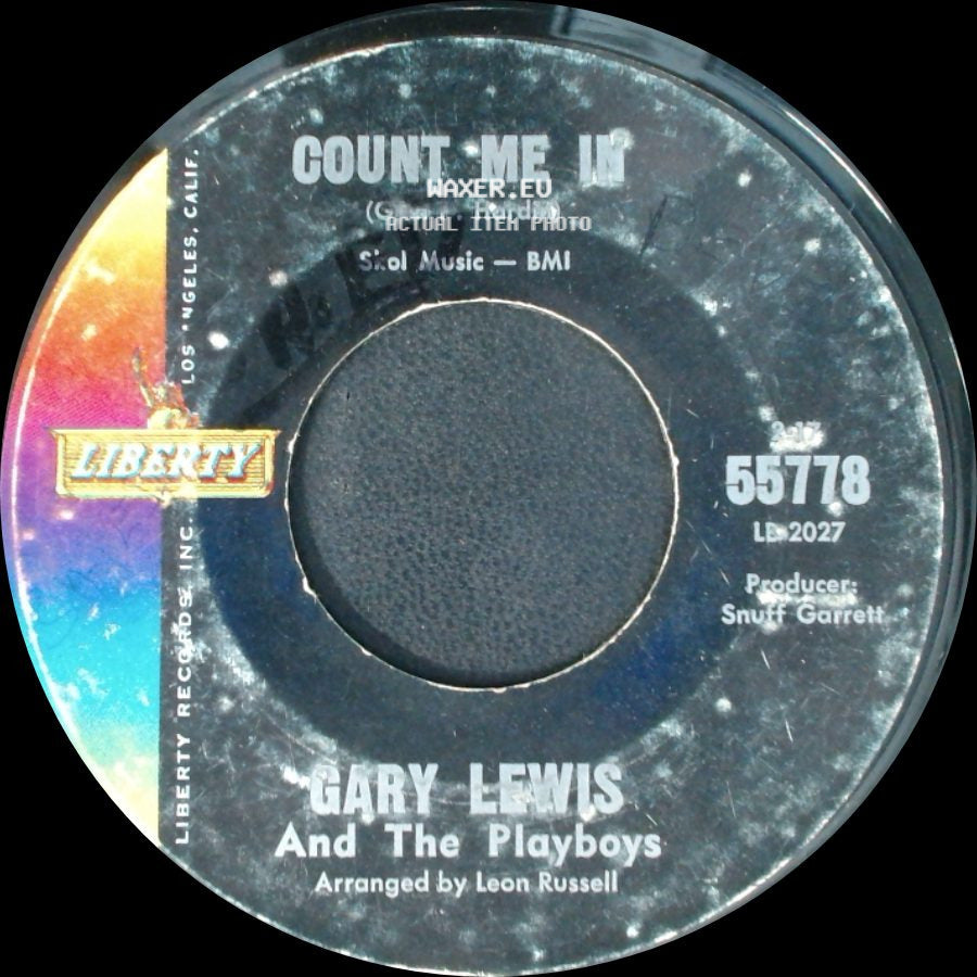 Gary Lewis And The Playboys - Count Me In / Little Miss Go-Go side A