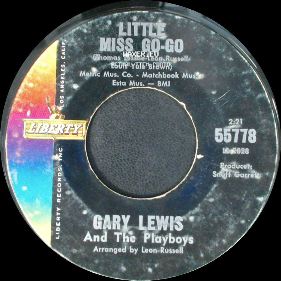 Gary Lewis And The Playboys - Count Me In / Little Miss Go-Go side B