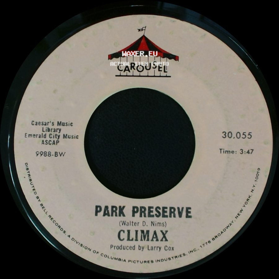 Climax - Park Preserve / Precious And Few side A