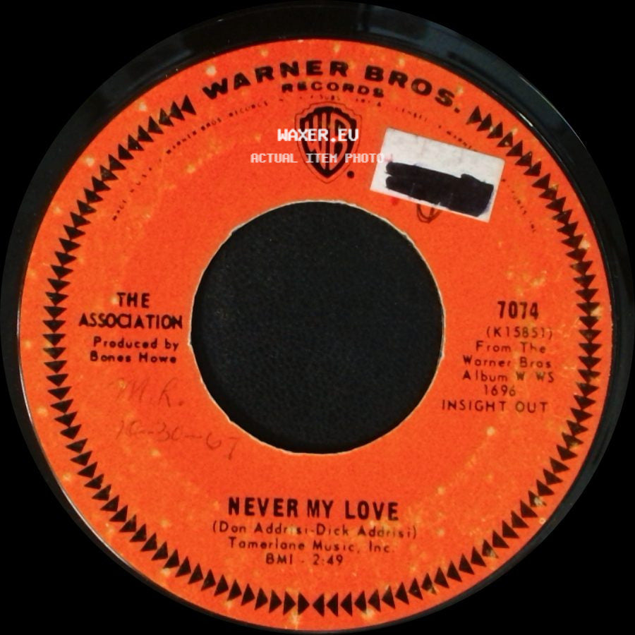 The Association - Requiem For The Masses / Never My Love side B