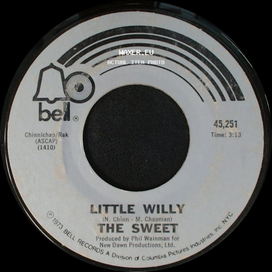 The Sweet - Man From Mecca / Little Willy side B