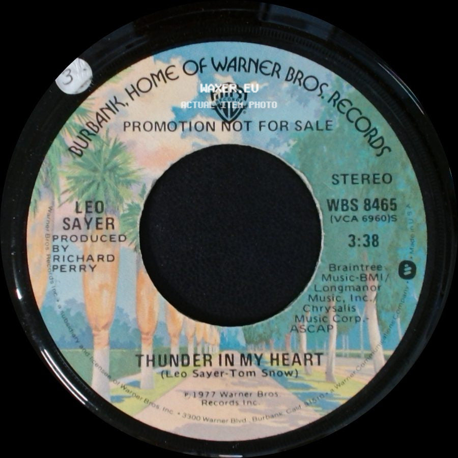 Leo Sayer - Thunder In My Heart / Thunder In My Heart side A