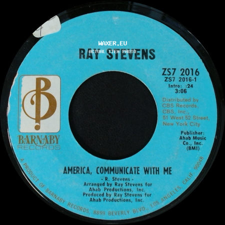 Ray Stevens - America, Communicate With Me / Monkey See, Monkey Do side A