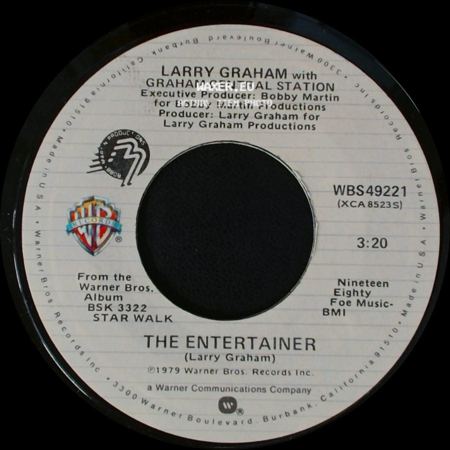 Larry Graham / Larry Graham With Graham Central Station - One In A Million You / The Entertainer side B