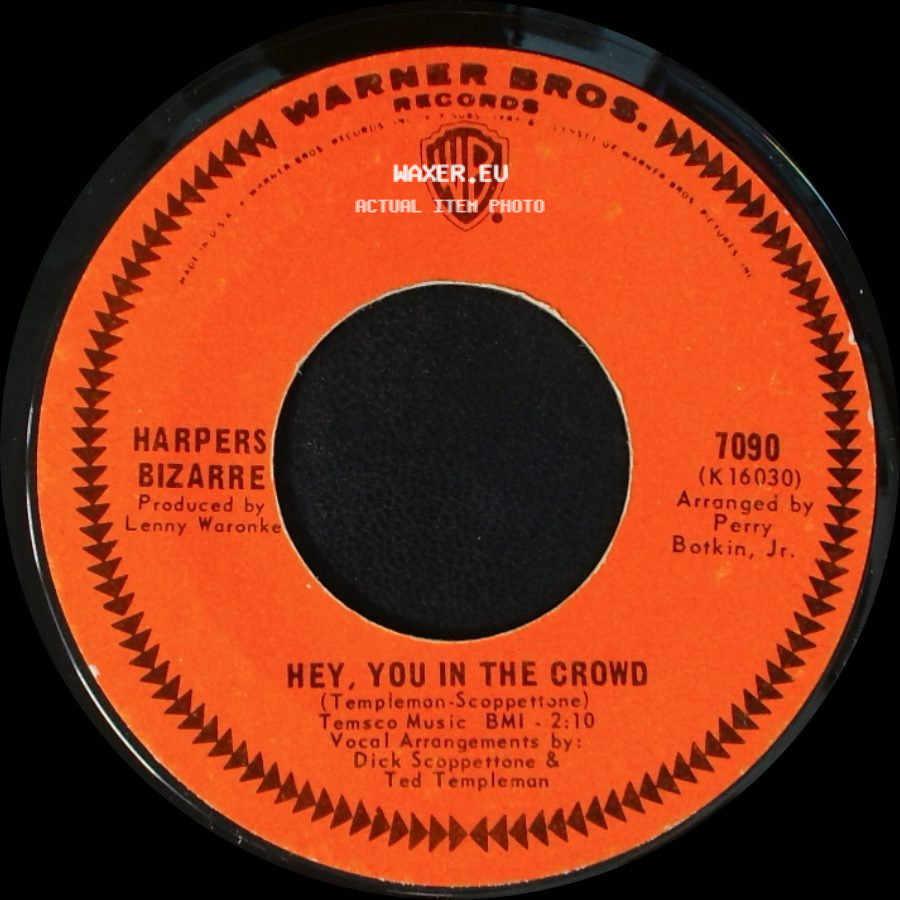 Harpers Bizarre - Chattanooga Choo Choo / Hey, You In The Crowd side B