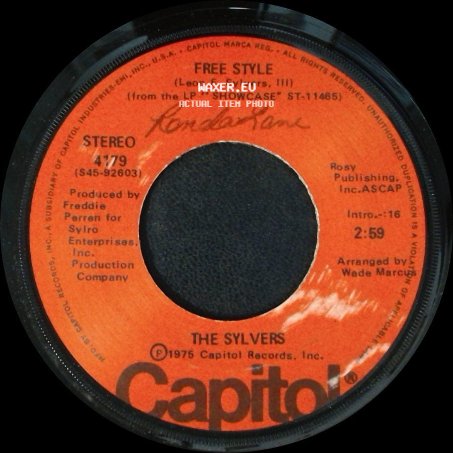The Sylvers - Free Style / Boogie Fever side A