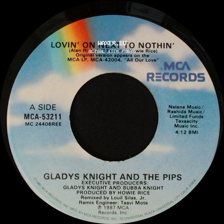 Gladys Knight And The Pips - Lovin' On Next To Nothin' / Lovin' On Next To Nothin' side A