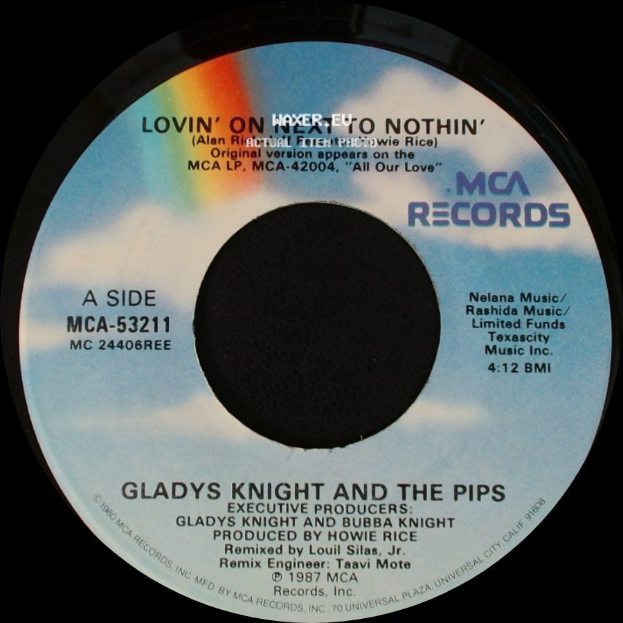 Gladys Knight And The Pips - Lovin' On Next To Nothin' / Lovin' On Next To Nothin' side A
