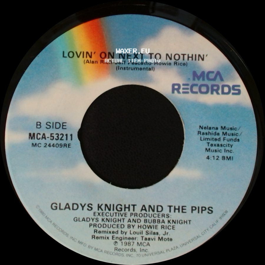 Gladys Knight And The Pips - Lovin' On Next To Nothin' / Lovin' On Next To Nothin' side B